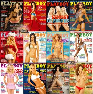 Playboy USA - Full Year 2008 Issues Collection