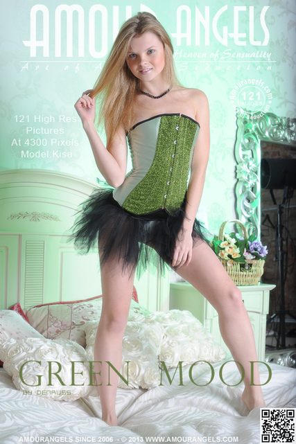 AmourAngels – Kisa – Green Mood-Hi-Res Photoset – Release Date: 2013-03-18